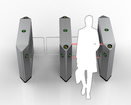 Impresión digital de la estación de tren Tornos de entrada Puertas de acero para el rango de temperatura
