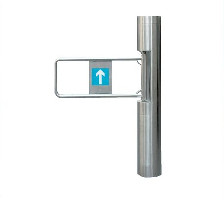 Puerta giratoria sin costura, huellas dactilares Puerta giratoria para peatones Anti-colisión