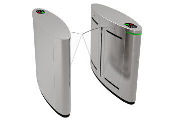 Puerta de barrera de colgajo inteligente, Interfaz RS232 de plata Puerta automática de tornillo