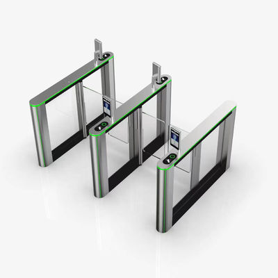 Puertas giratorias oscilantes de acero inoxidable 304 30-40 Personas/min Barrera 100W Potencia