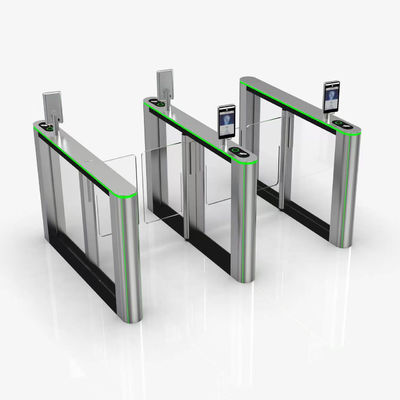 Puertas giratorias oscilantes de acero inoxidable 304 30-40 Personas/min Barrera 100W Potencia