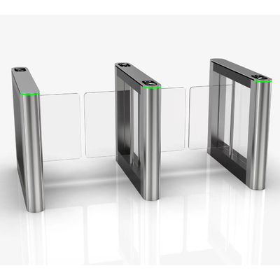 Puerta giratoria de acero inoxidable de plata IP54 0.2s Tiempo de apertura