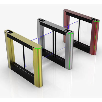 Puerta giratoria de acero inoxidable de plata IP54 0.2s Tiempo de apertura