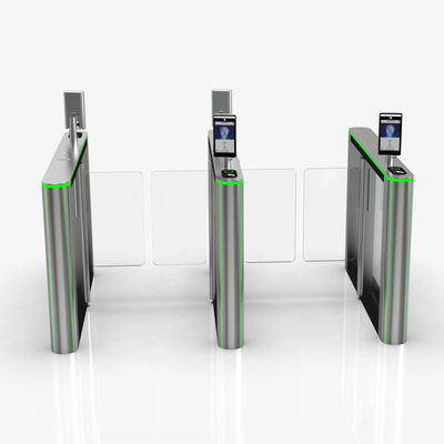 Puerta giratoria de acero inoxidable de plata 0.2s Tiempo de apertura